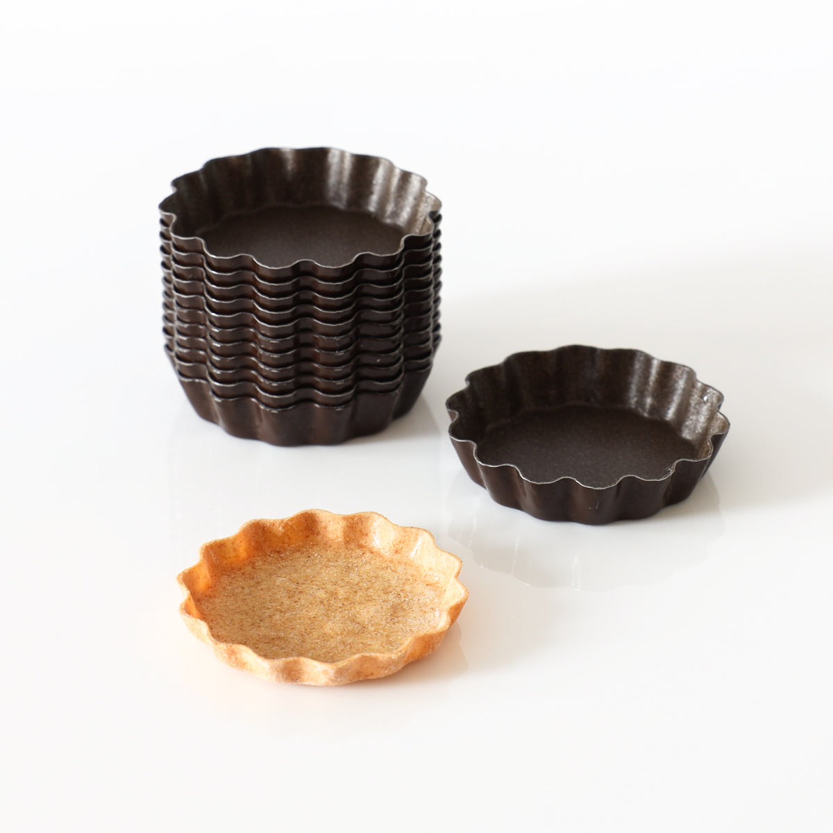 Tartelette metal wavy