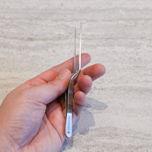 Tweezer Offset - fine tip - 16cm
