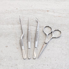 Tweezer set + scissors – fine tip